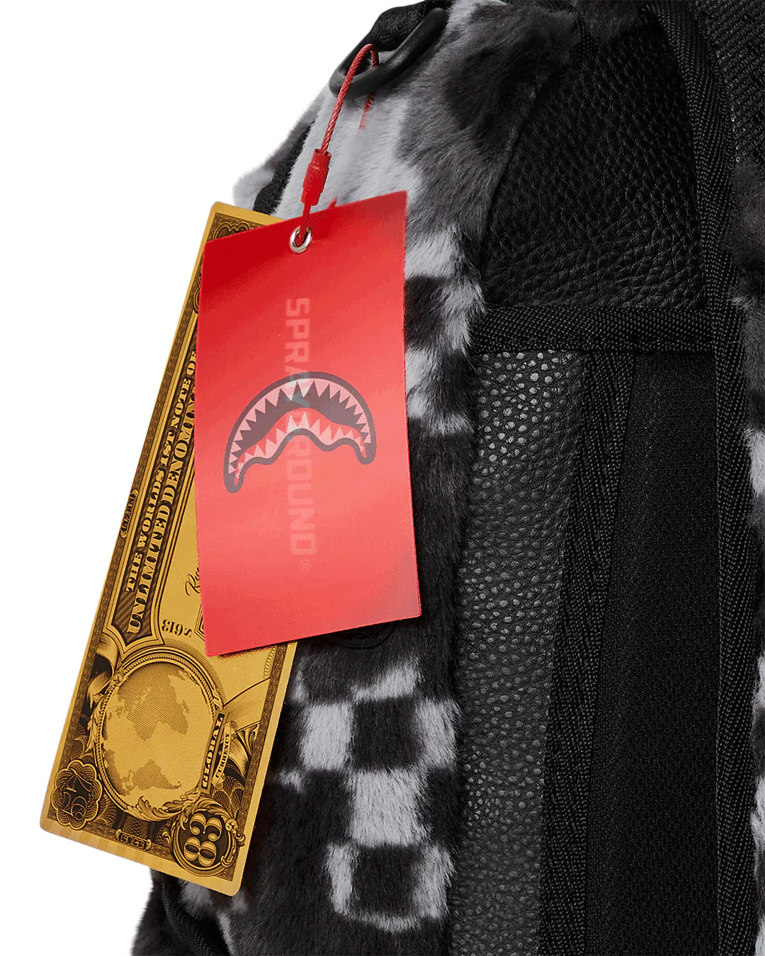 ZAINO SPRAYGROUND FLOCK 3AM BACKPACK BLACK