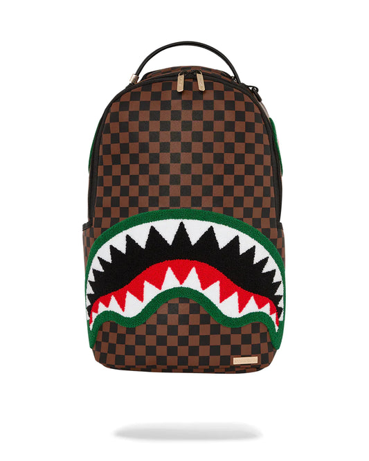 ZAINO SPRAYGROUND CHENILLE SIP BACKPACK MARRONE