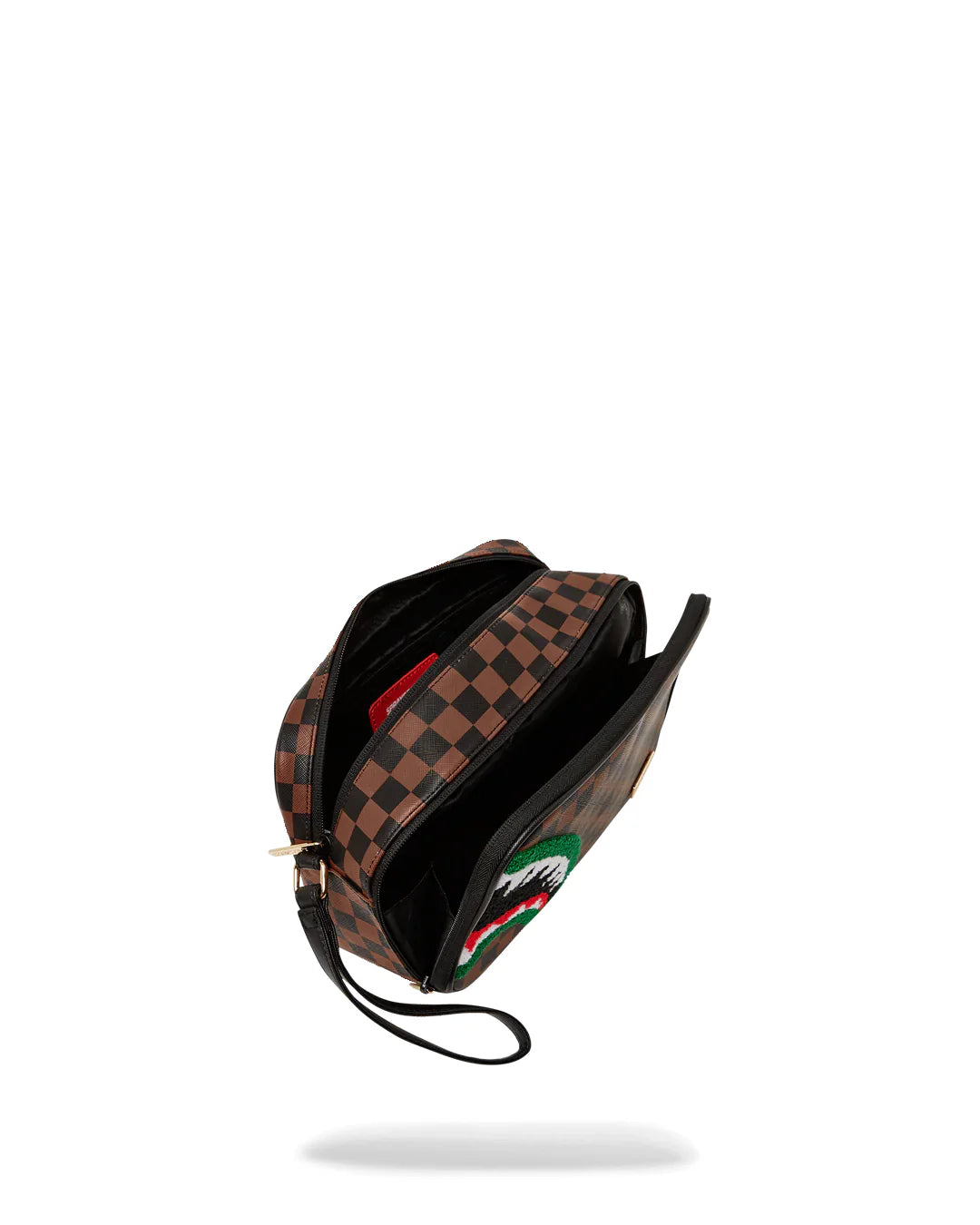 POCHETTE E BEAUTY SPRAYGROUND CHENILLE SIP TOILETRY - BRICK MARRONE