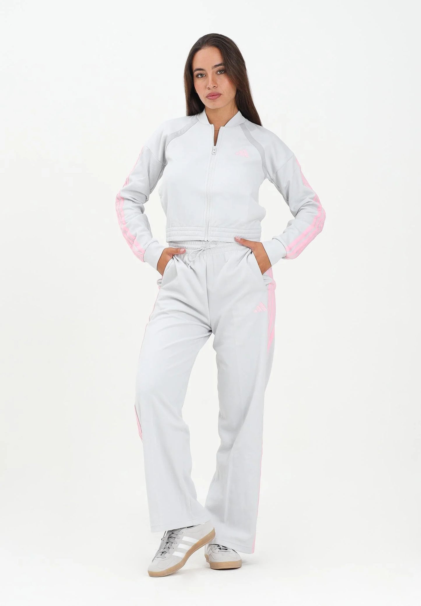 TUTA ADIDAS Teamsport Tracksuit in Grey