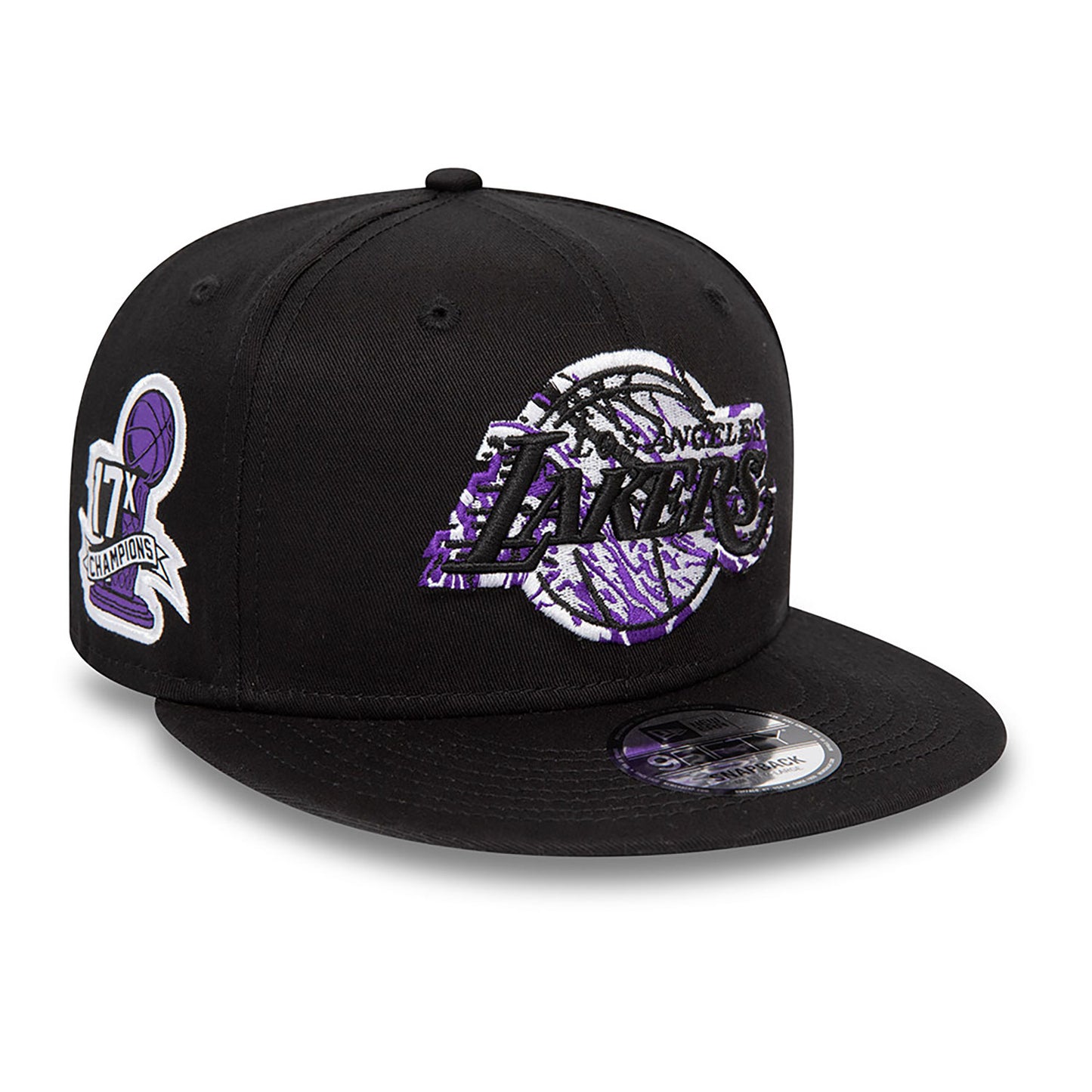 NEW ERA 9FIFTY LA Lakers NBA Seasonal Infill Nero