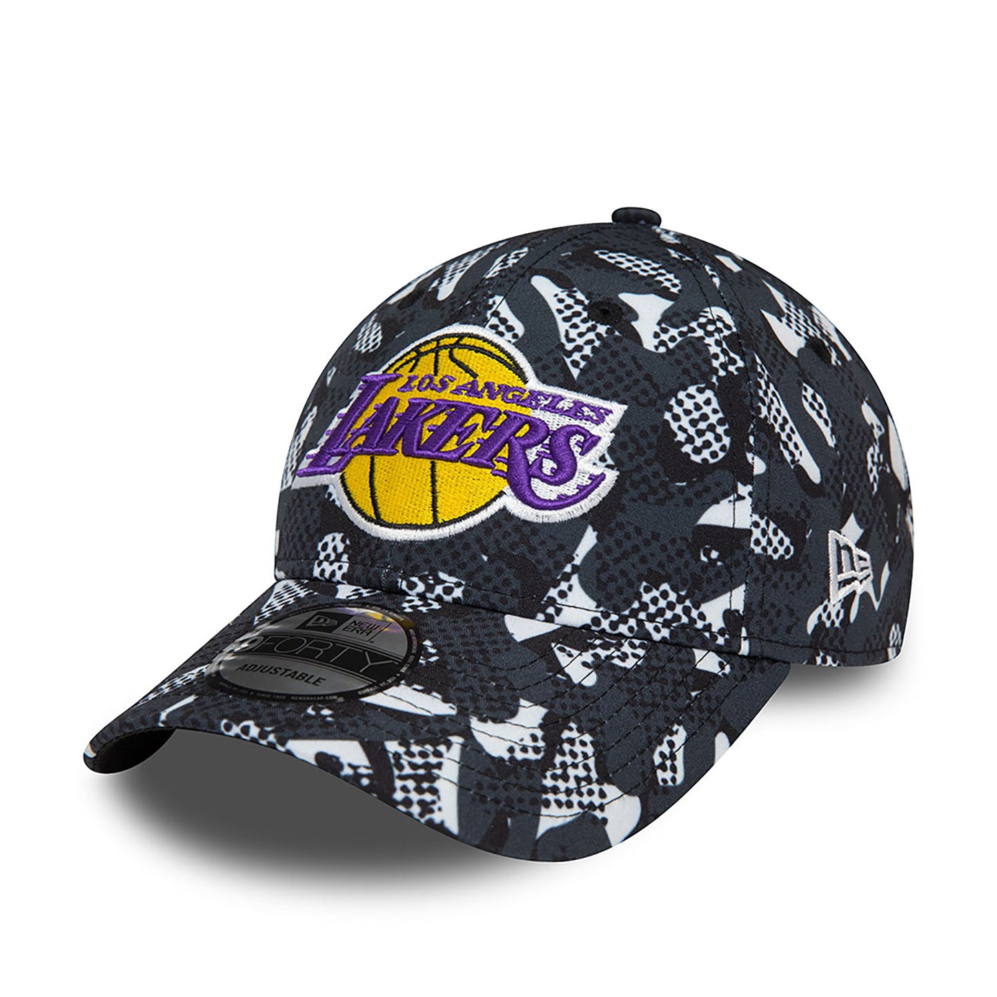 NEW ERA 9FORTY LA Lakers NBA Seasonal Print Nero