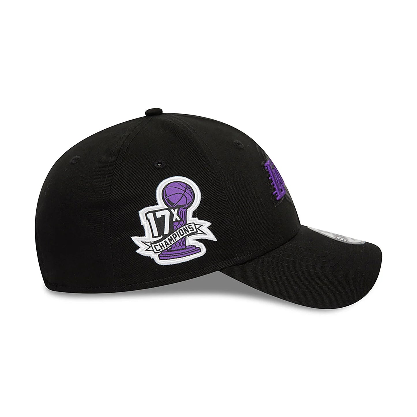 NEW ERA 9FORTY LA Lakers NBA Side Patch Nero
