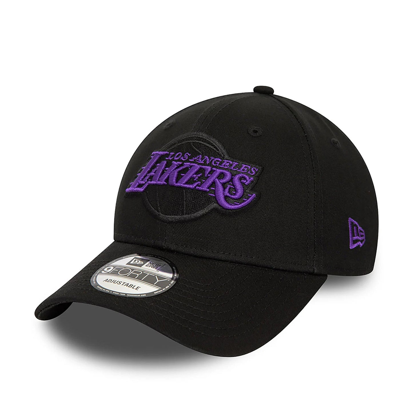 NEW ERA 9FORTY LA Lakers NBA Side Patch Nero