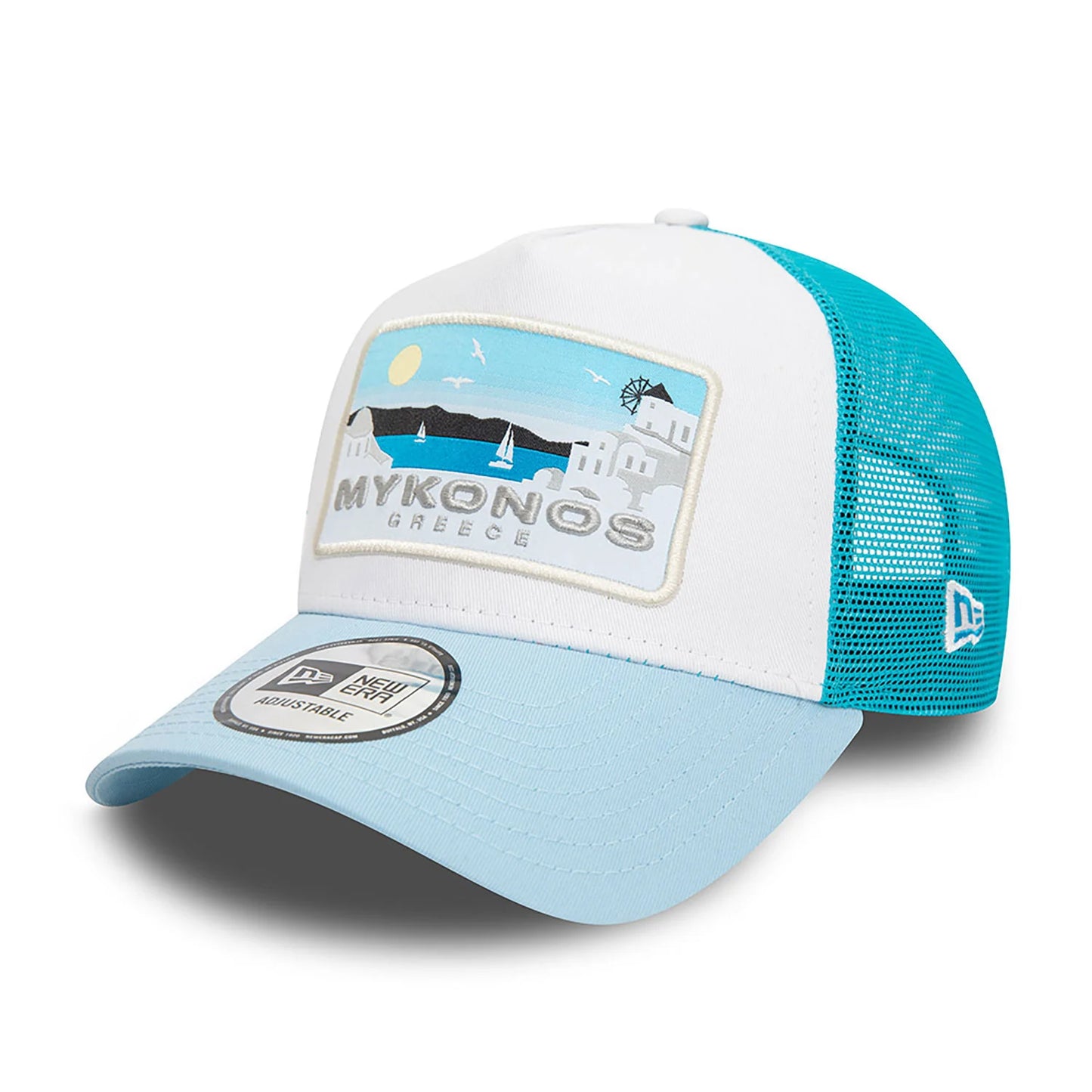 NEW ERA Cappellino A-Frame Trucker Summer Mykonos