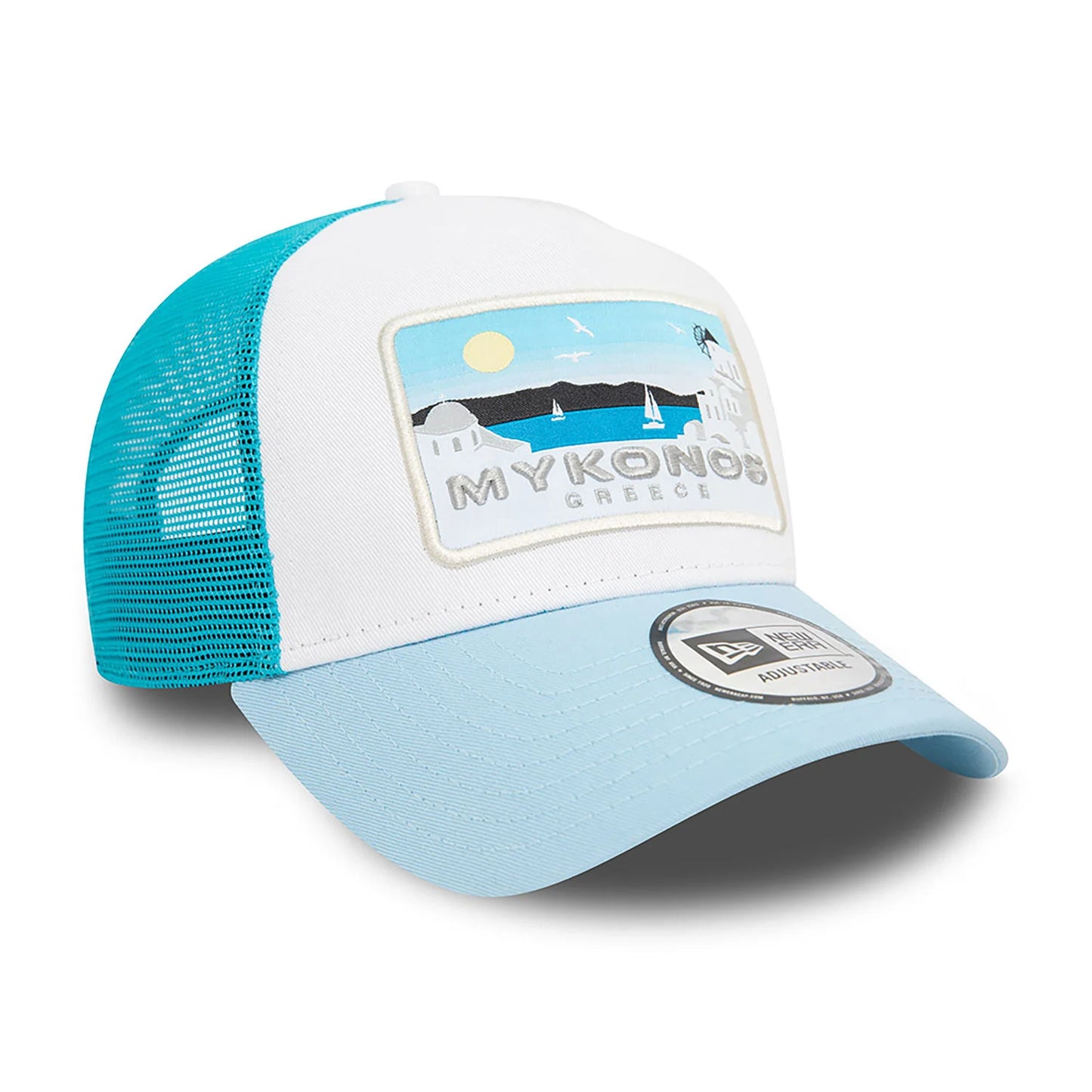 NEW ERA Cappellino A-Frame Trucker Summer Mykonos