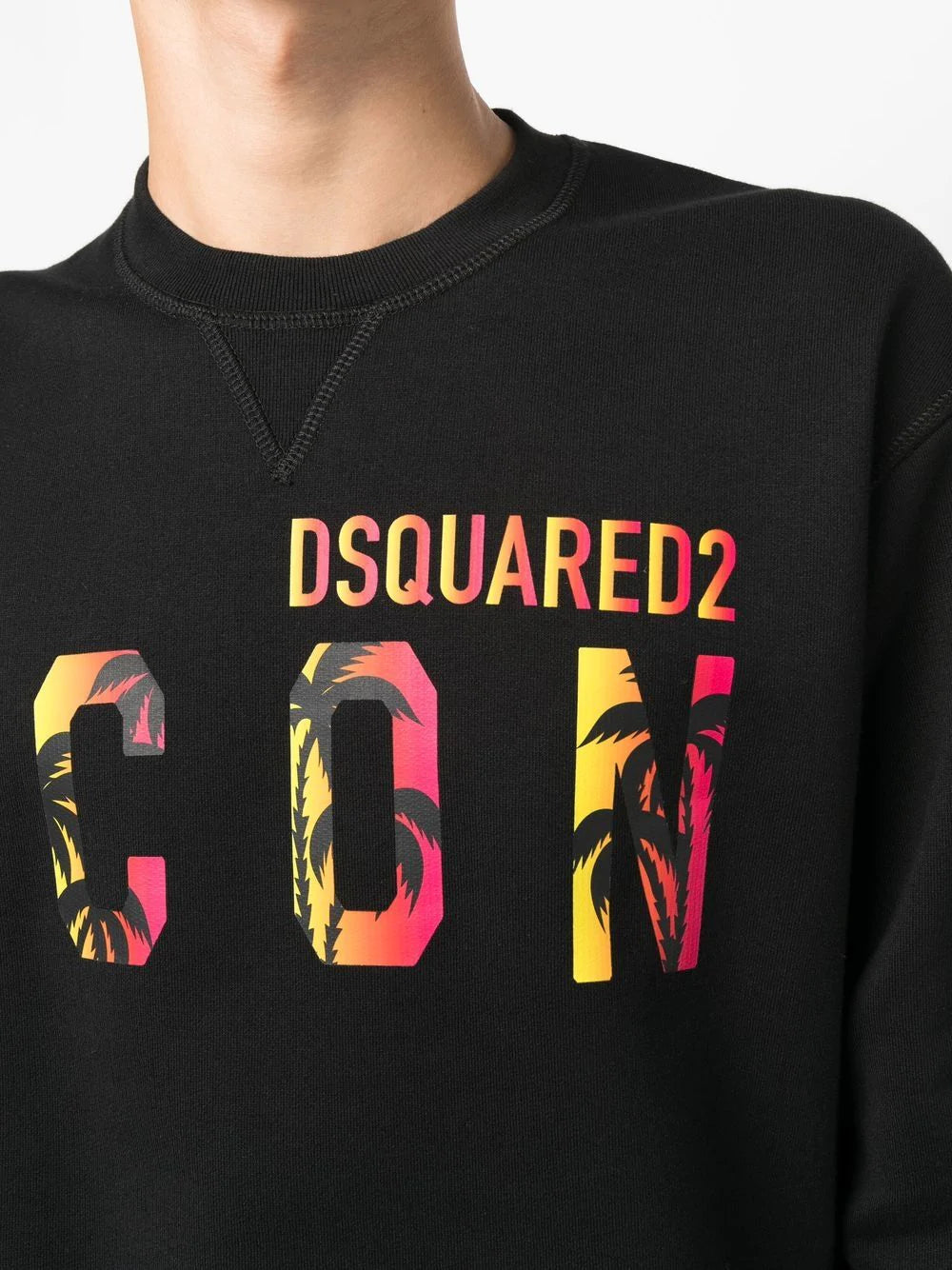 FELPA DSQUARED2 ICON TROPICAL NEW COLLECTION SS23
