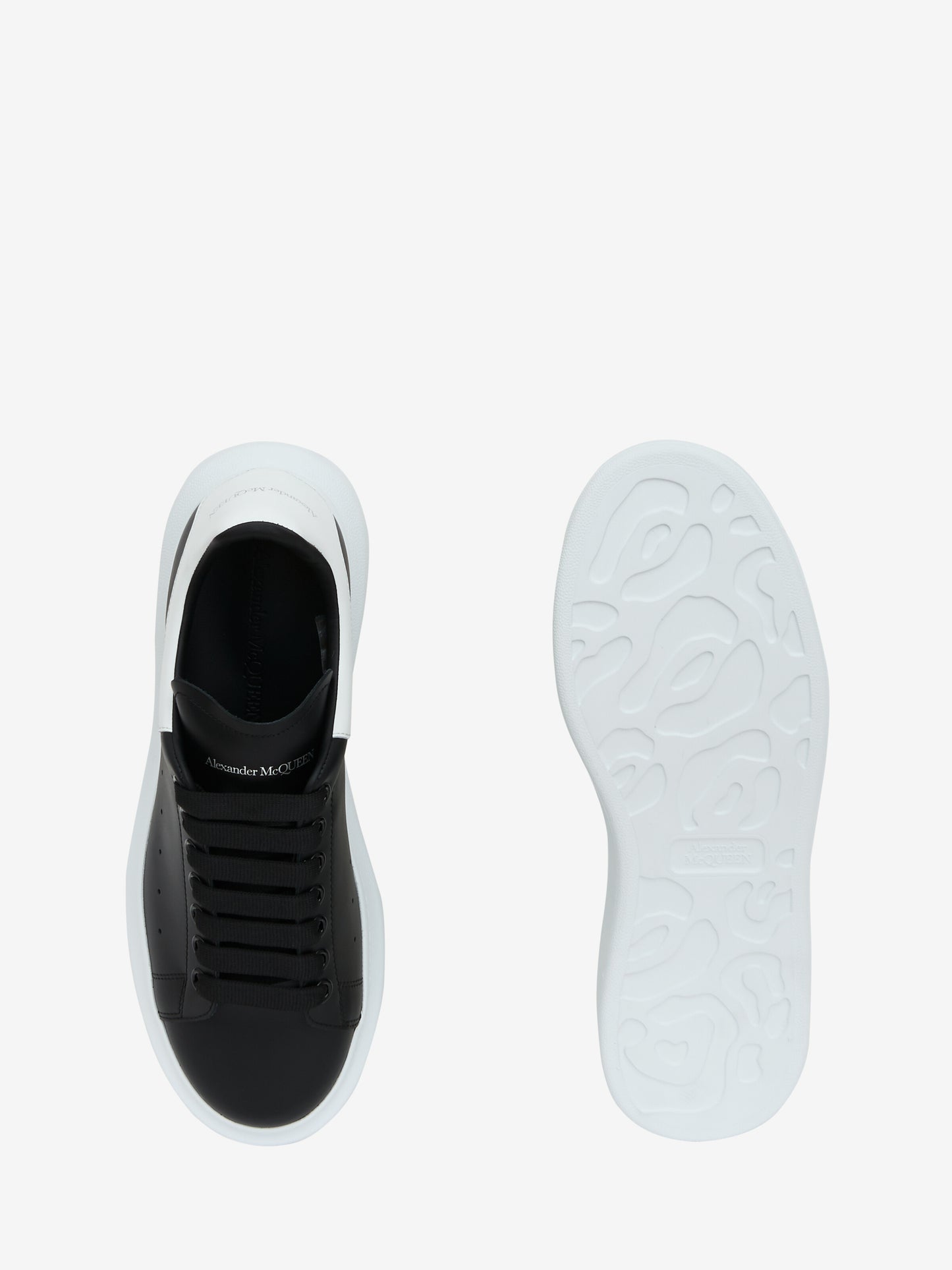ALEXANDER MCQUEEN NERA RETRO IN PELLE