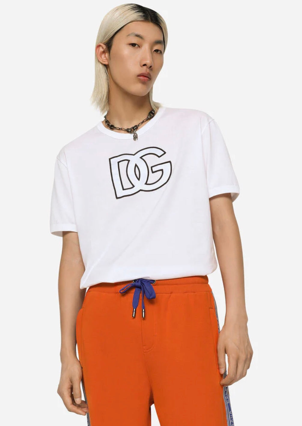 DOLCE&GABBANA T-SHIRT IN COTONE CON PATCH NEW COLLECTION SS/23