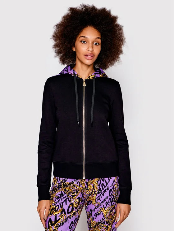 FELPA CON ZIP VERSACE JEANS COUTURE