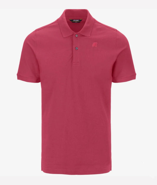 K-WAY POLO AMEDEE PIQUE DK PINK