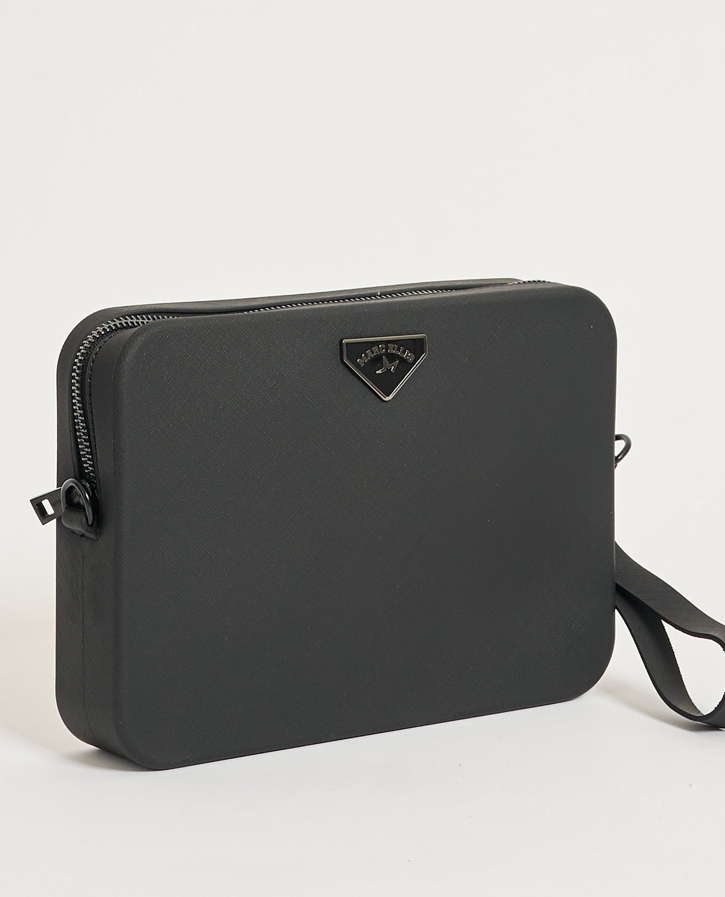 BORSA MARC ELLIS FLAT FLOWE TOTAL BLACK 26
