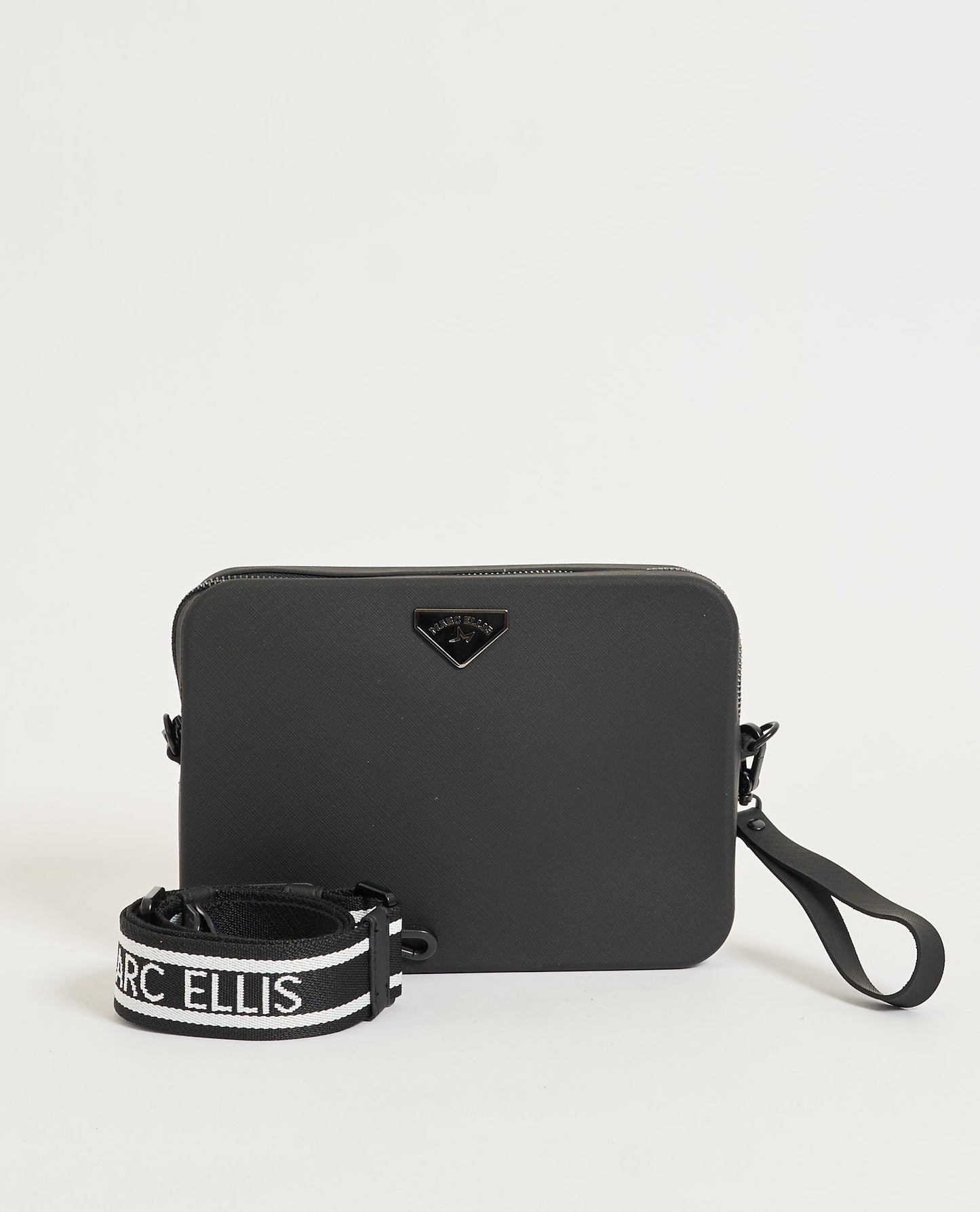 BORSA MARC ELLIS FLAT FLOWE TOTAL BLACK 26