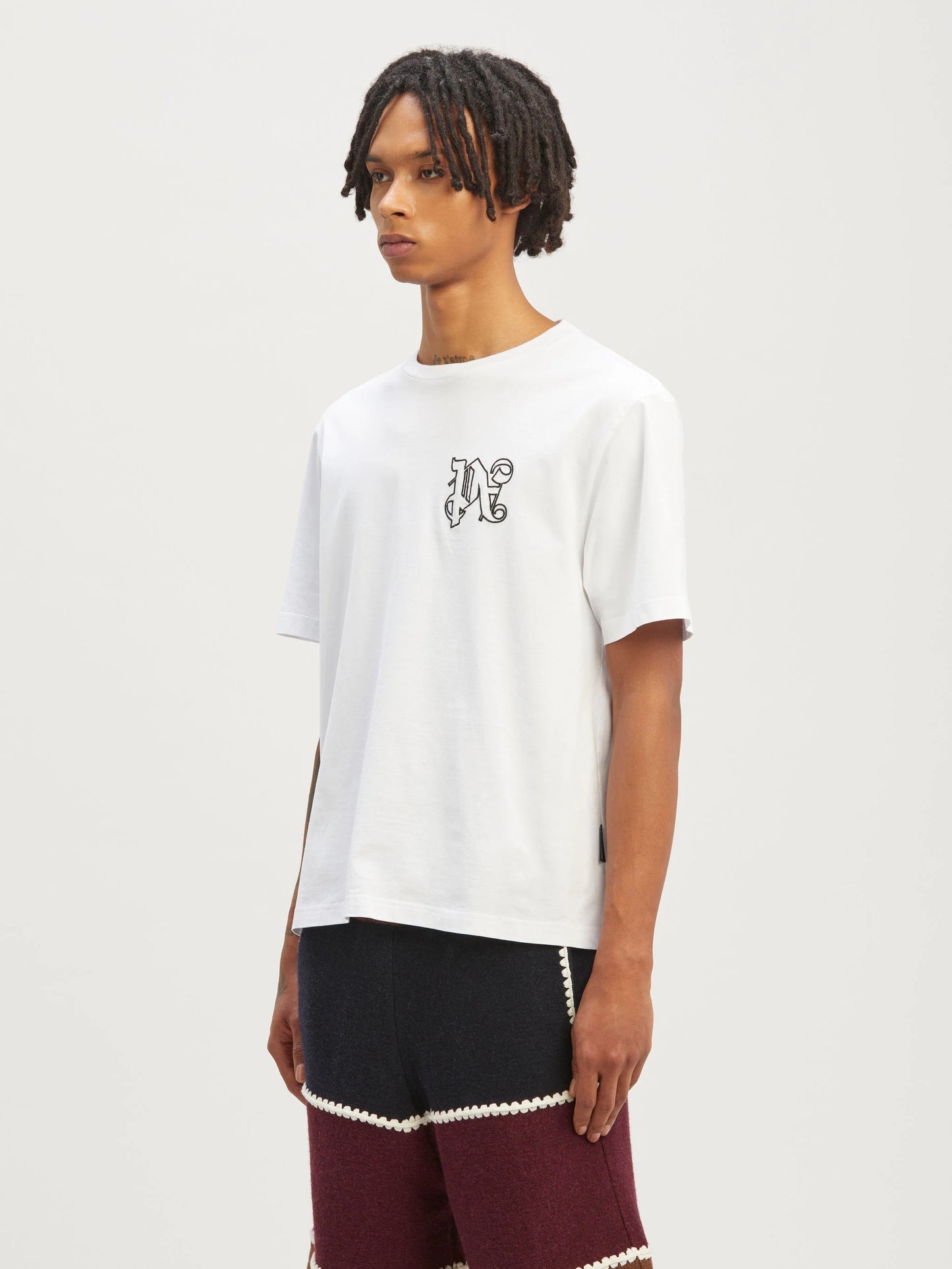 PALM ANGELS T-SHIRT CON MONOGRAM