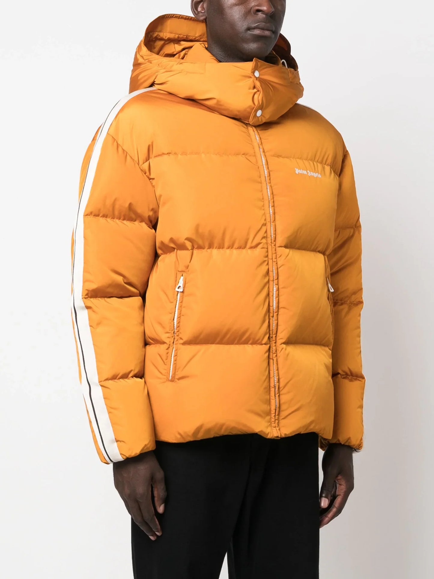 PALM ANGELS SPORTS DOWN JACKET WITH HOOD 