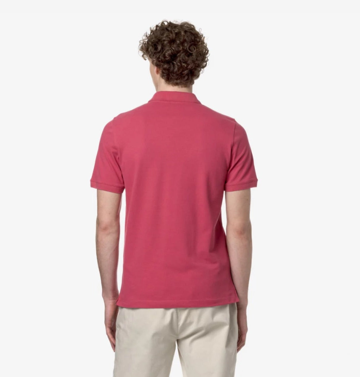 K-WAY POLO AMEDEE PIQUE DK PINK