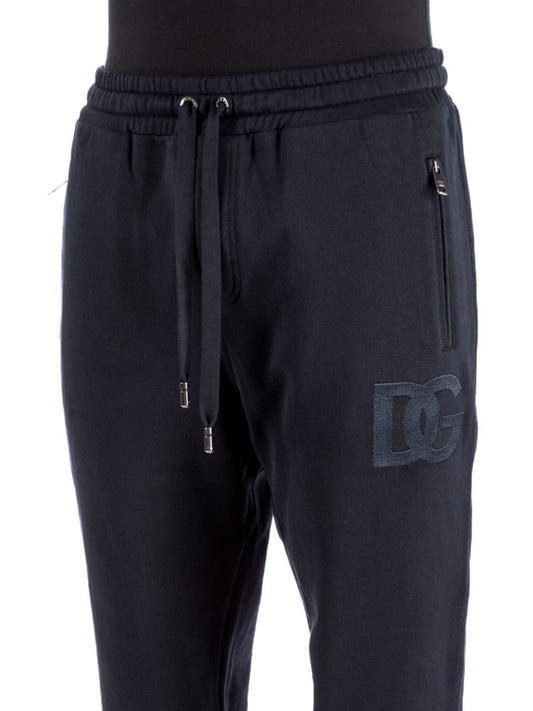 DOLCE&amp;GABBANA LOGO TROUSERS 