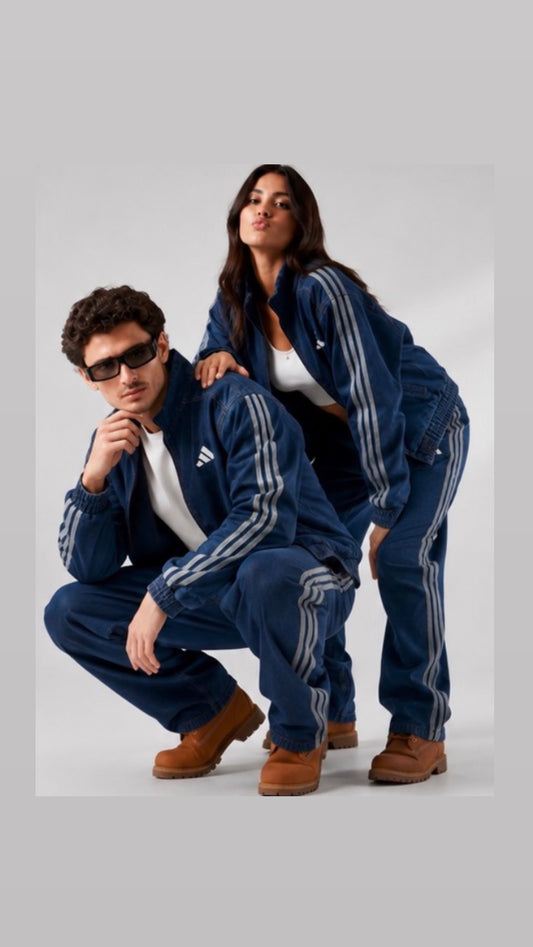 COORDINATO ADIDAS IN DENIM BLUE
