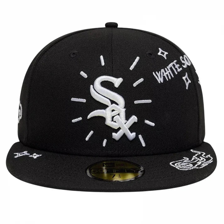 CAPPELLO NEW ERA 59 FIFFTY WHITE SOX MLB