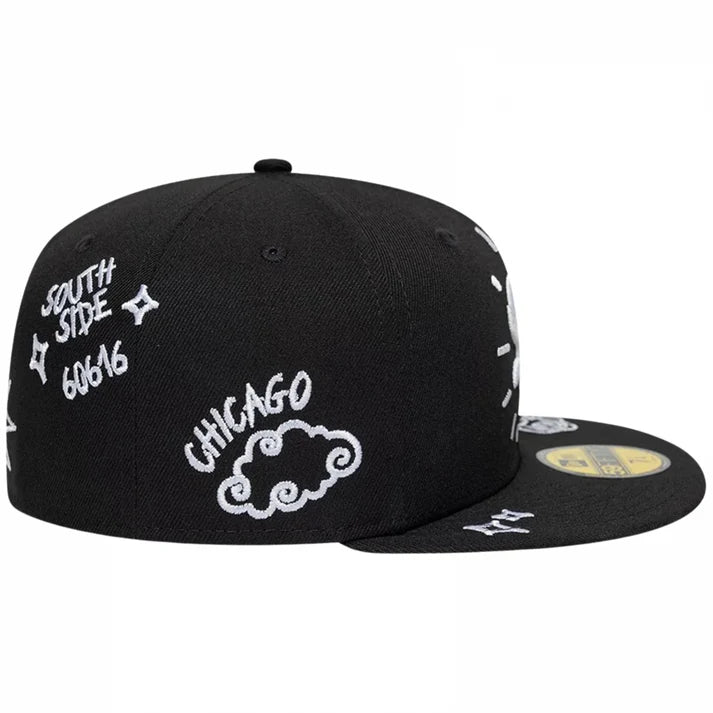 CAPPELLO NEW ERA 59 FIFFTY WHITE SOX MLB