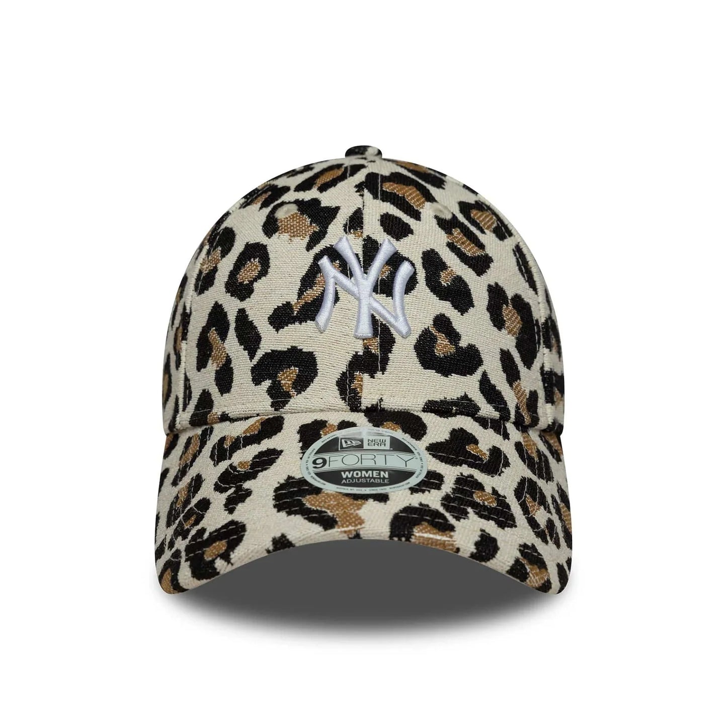 CAPPELLO NEW ERA 9FORTY New York Yankees MLB Leopard Midi Beige Chiaro