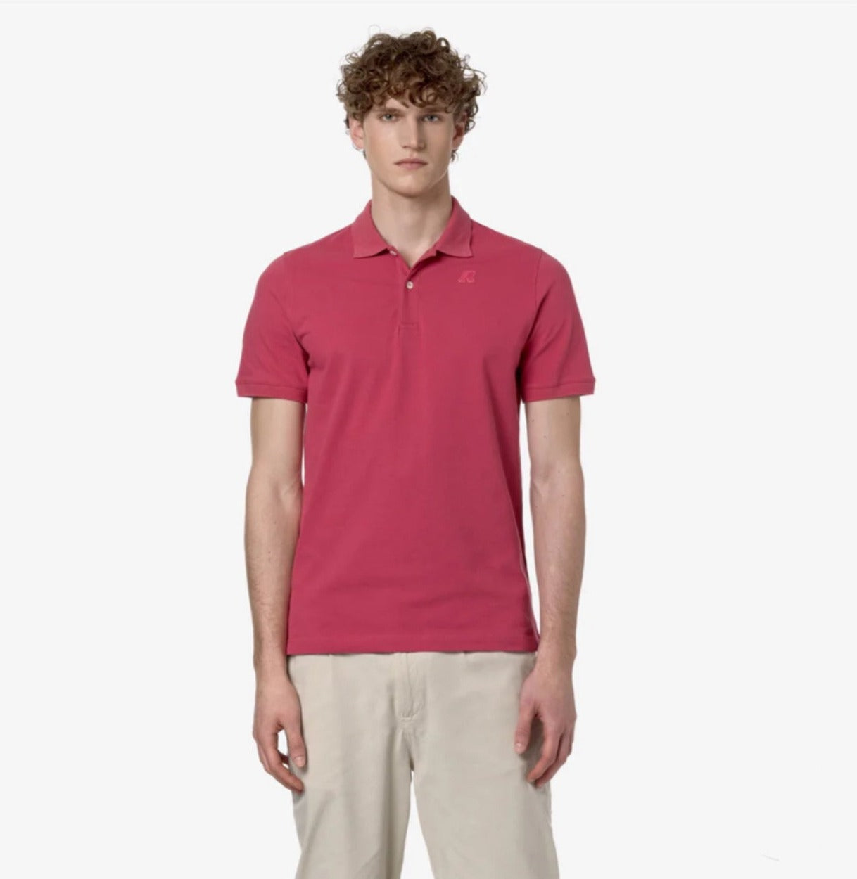 K-WAY POLO AMEDEE PIQUE DK PINK