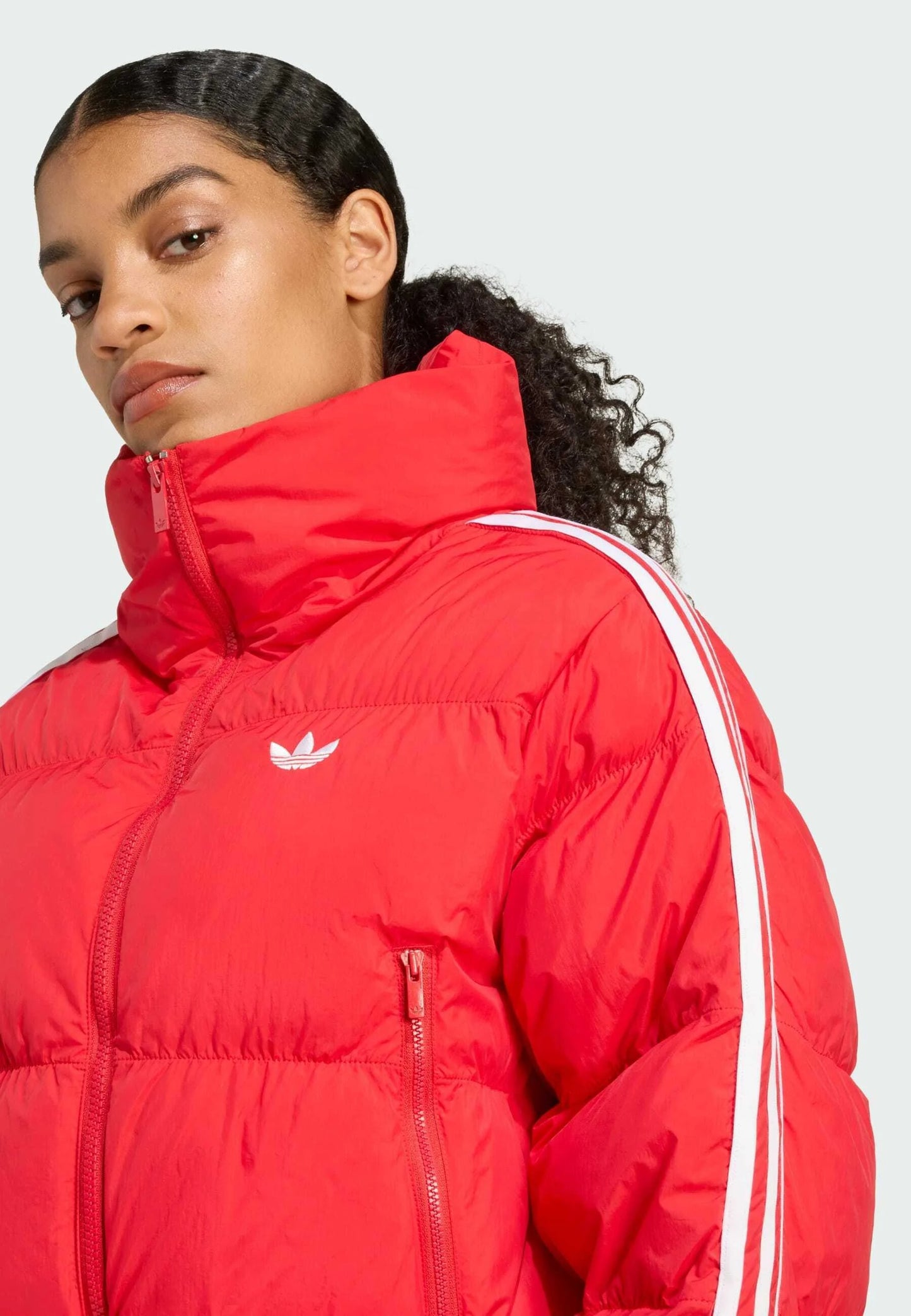 ADIDAS ORIGINALS PIUMINO CROP ROSSO