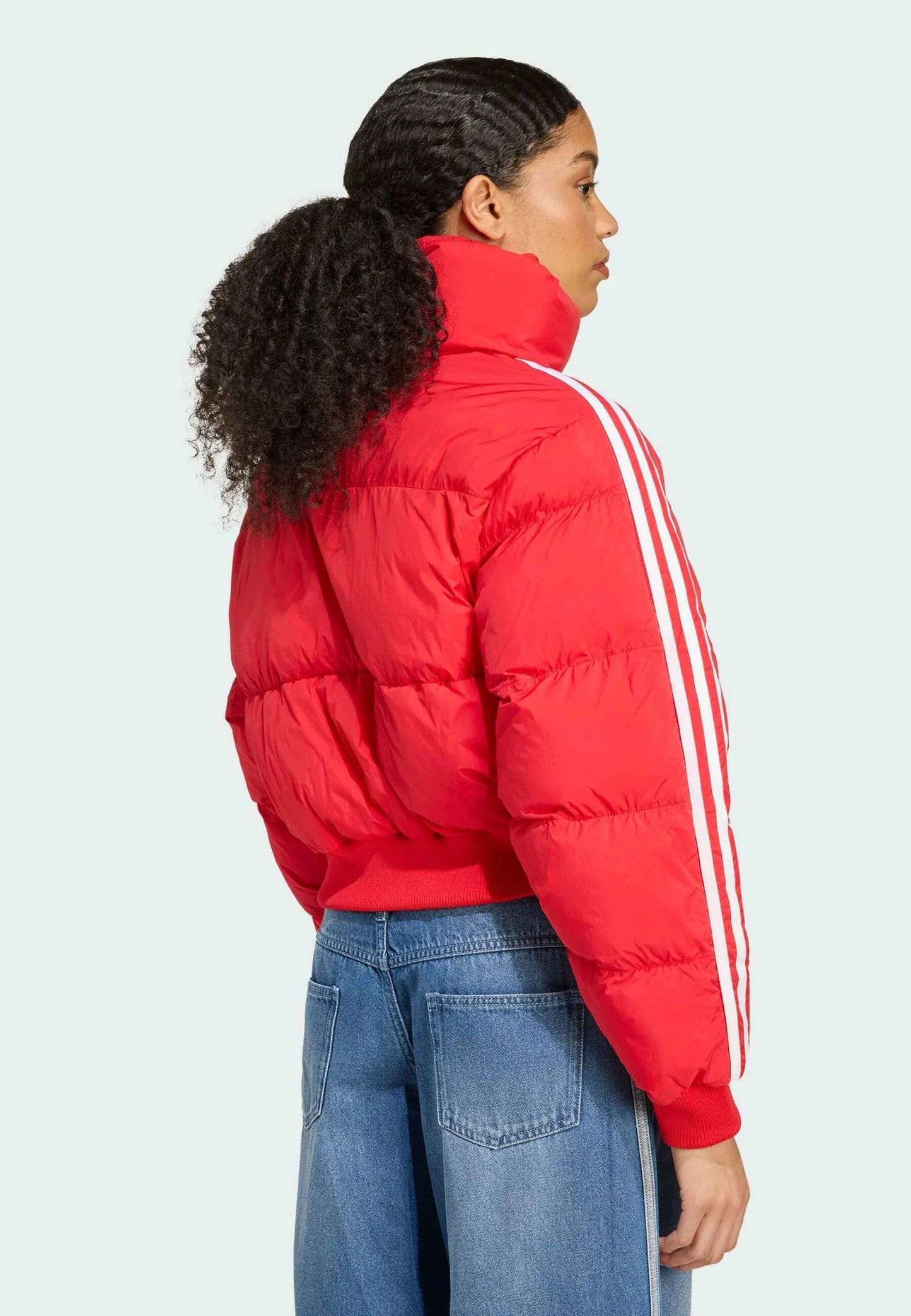 ADIDAS ORIGINALS PIUMINO CROP ROSSO