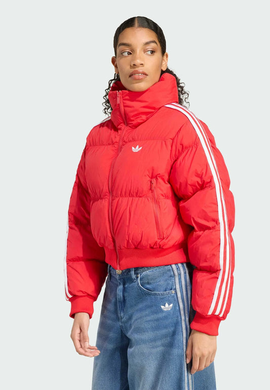 ADIDAS ORIGINALS PIUMINO CROP ROSSO