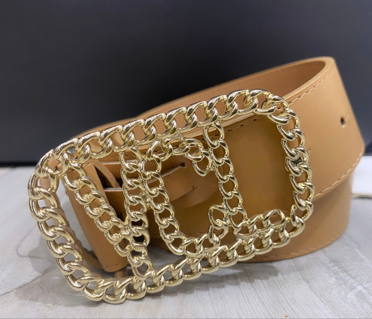 VICOLO BELT WITH VCL CHAIN ​​BUCKLE