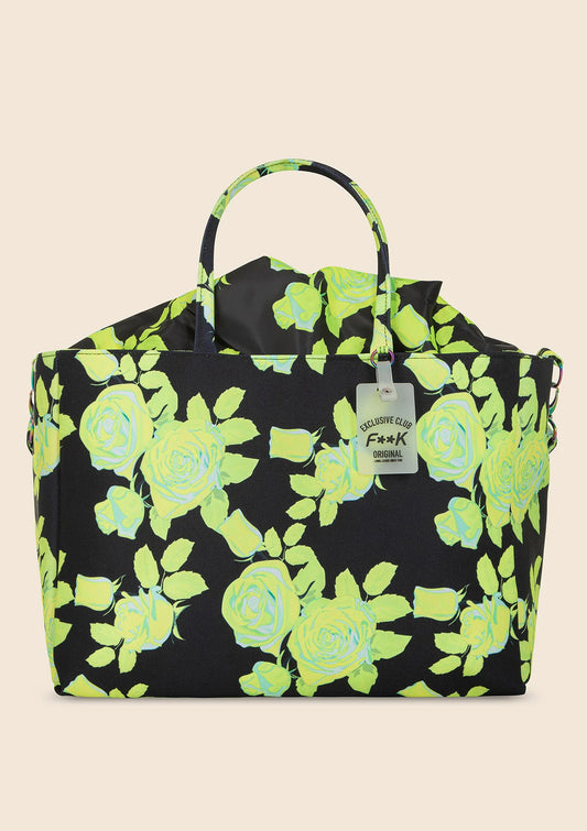 BORSA MARE CANVAS F**K FANTASIA ROSE