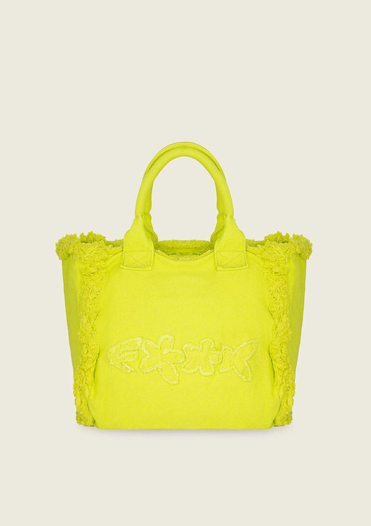 BORSA MARE F**K GIALLO FLUO