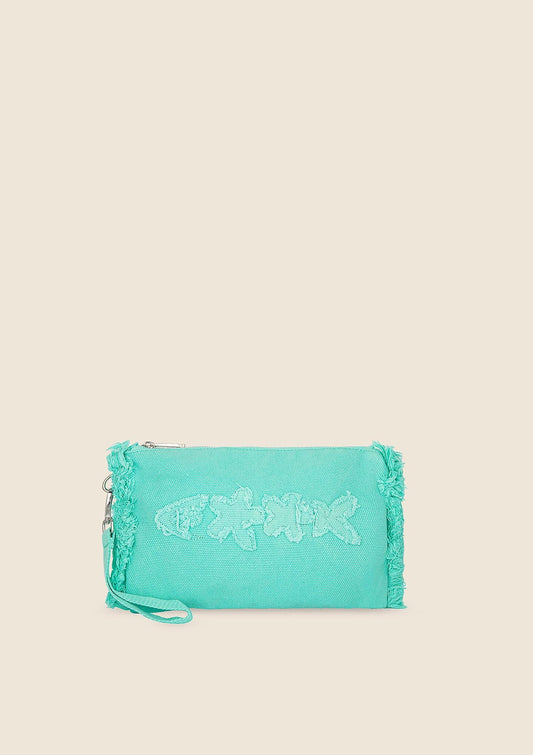 POCHETTE  DONNA F**K VERDE ACQUA