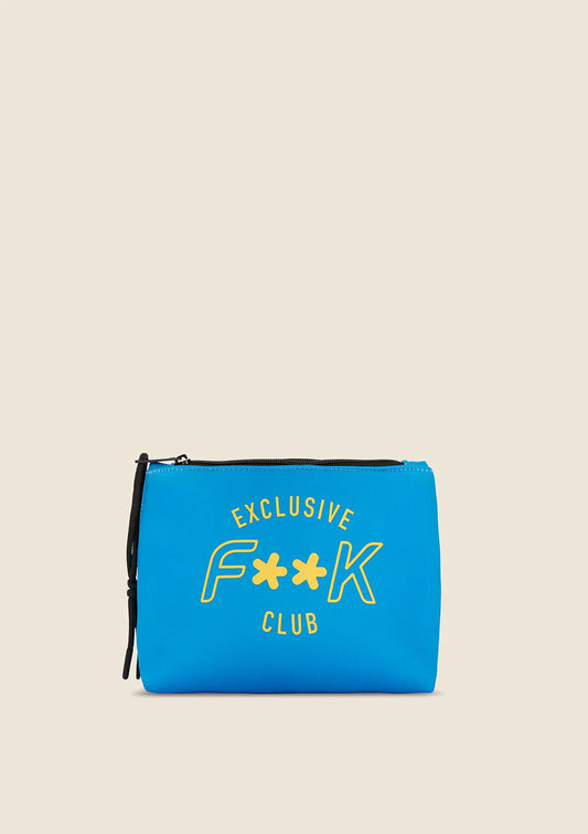 POCHETTE UOMO F**K BLU AVIO