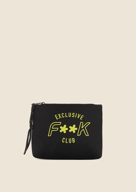 POCHETTE UOMO F**K NERA