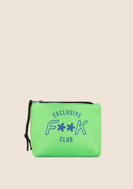 POCHETTE UOMO F**K VERDE FLUO