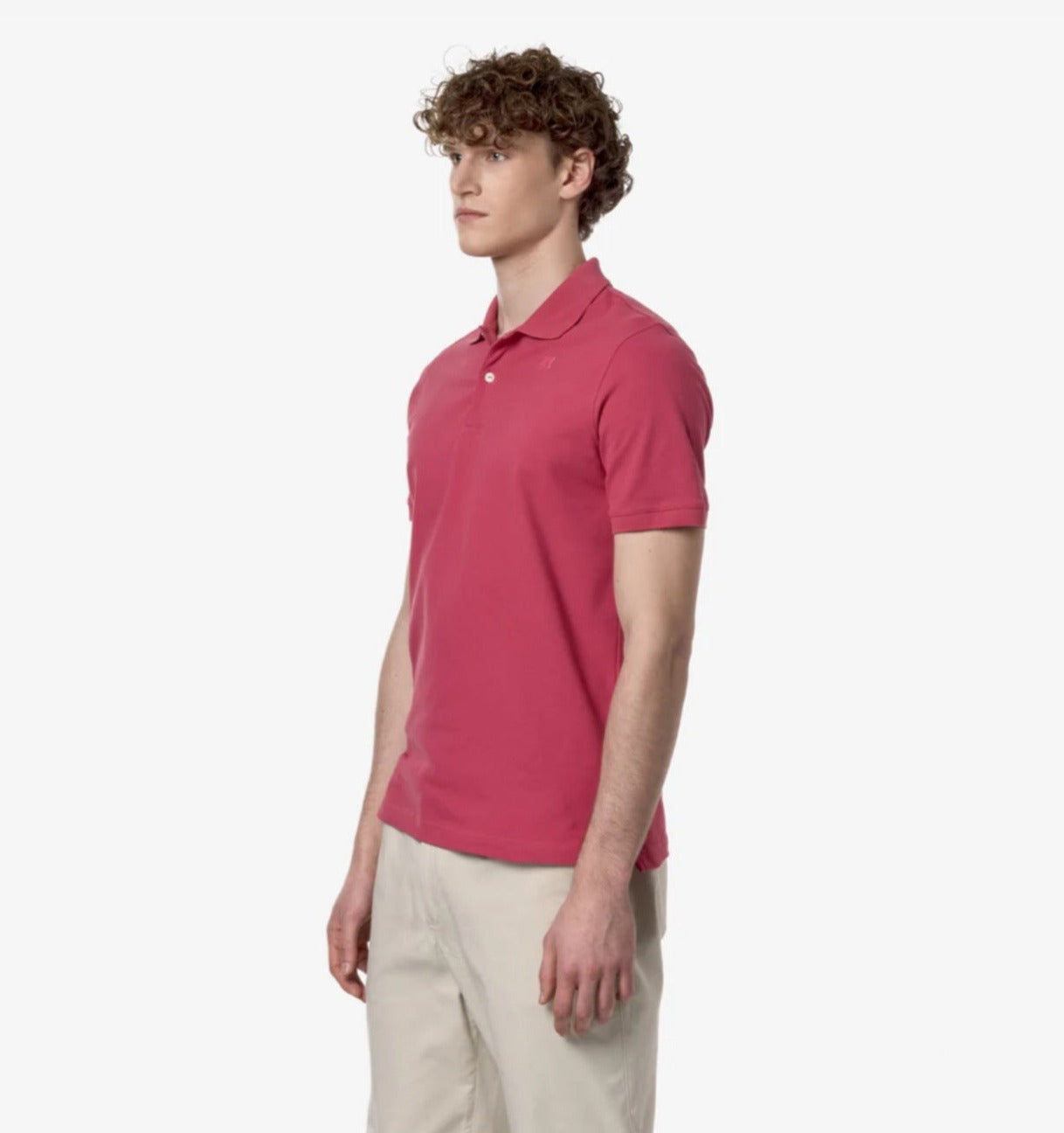 K-WAY POLO AMEDEE PIQUE DK PINK