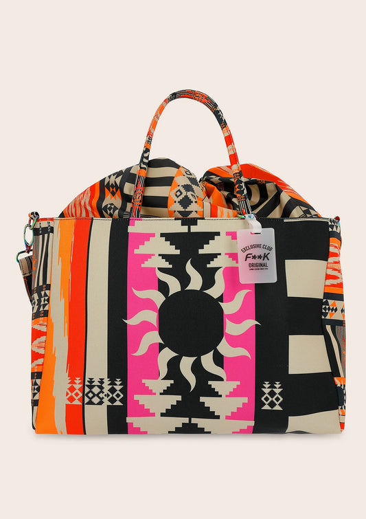 BORSA MARE CANVAS F**K FANTASIA SUN