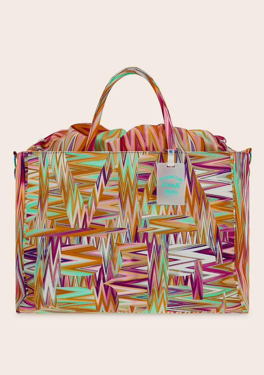 BORSA MARE CANVAS F**K FANTASIA FLAME