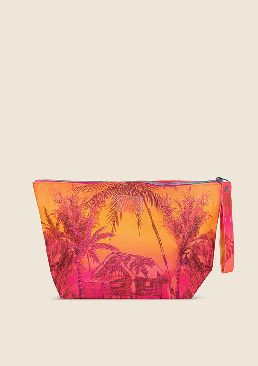 MAXI POCHETTE CANVAS DONNA F**K FANTASIA PALM
