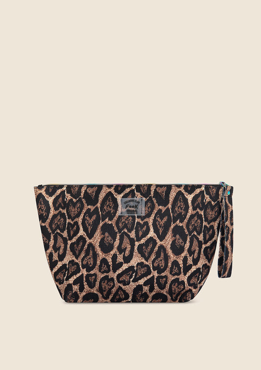 MAXI POCHETTE CANVAS DONNA F**K FANTASIA ANIMALIER
