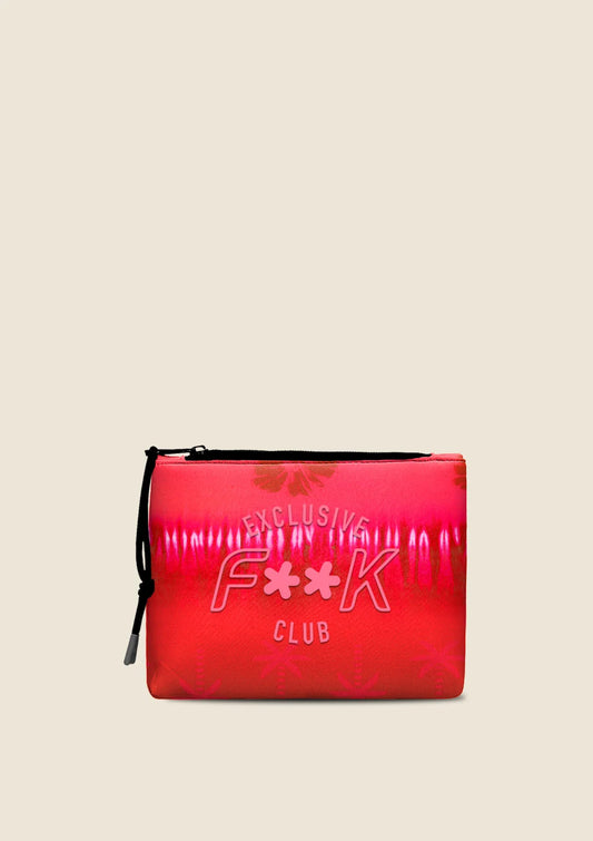 POCHETTE CANVAS DONNA F**K FANTASIA PALM