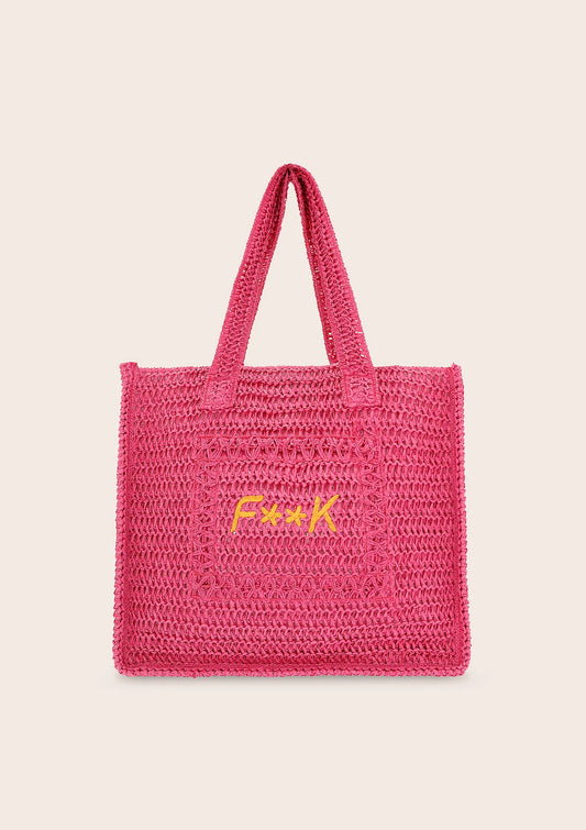 BORSA MARE DONNA F**K FUCSIA