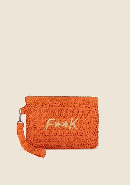 MINI POCHETTE DONNA F**K ARANCIONE