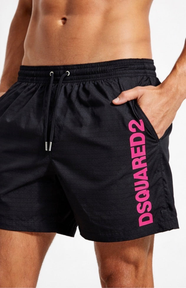 COSTUME DSQUARED2 BOXER MIDI LETTERING