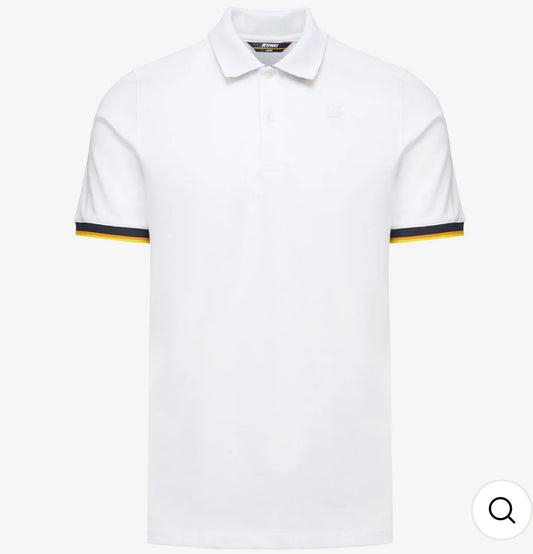 K-WAY POLO VINCENT WHITE