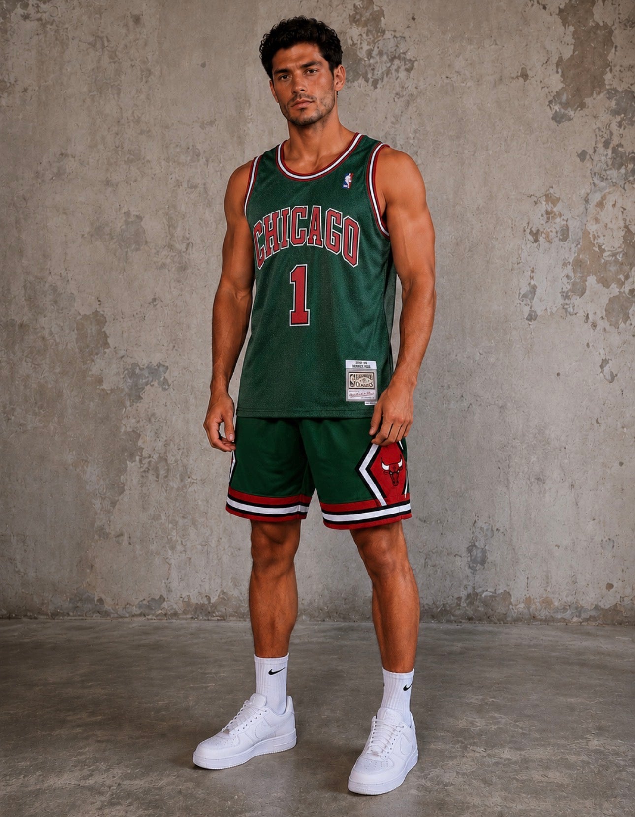 COORDINATO MITCHELL&NESS CHICAGO BULLS