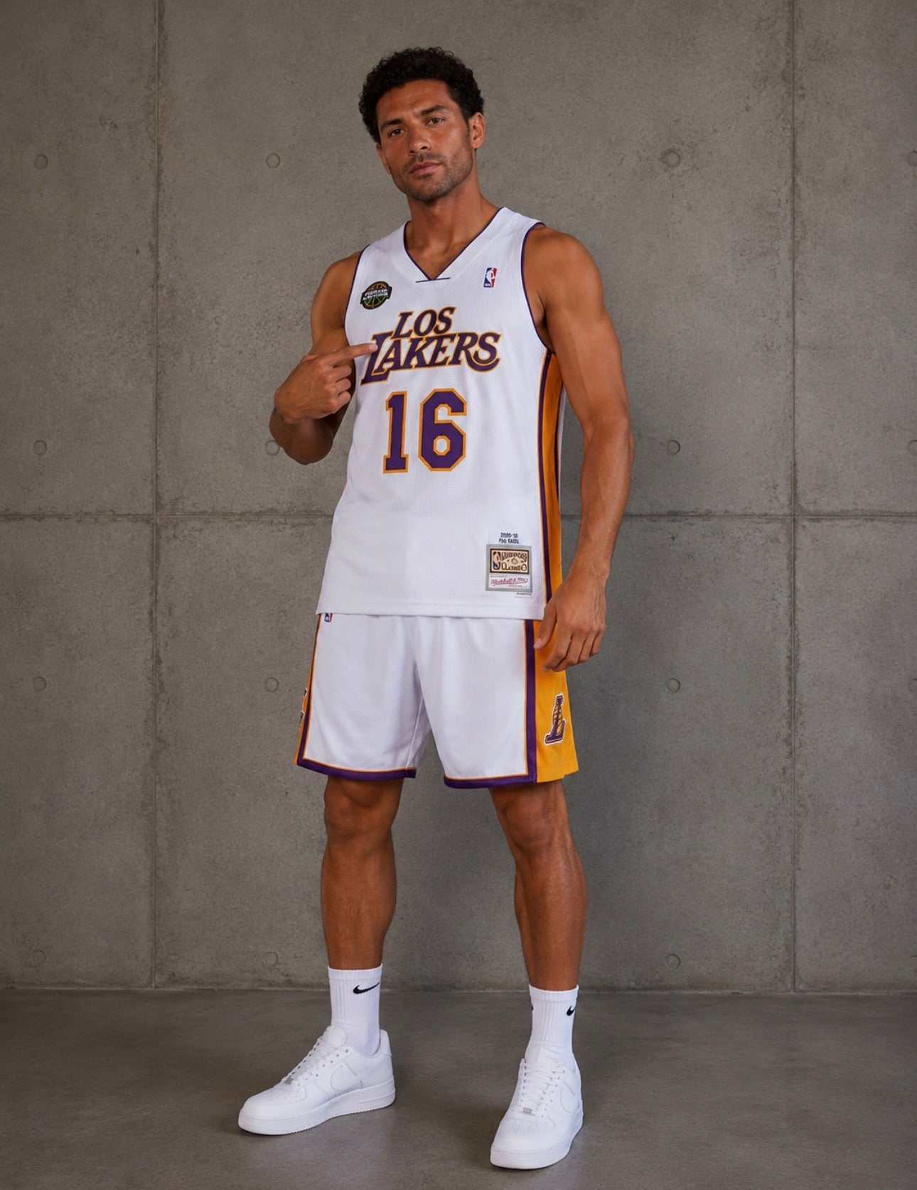 COORDINATO MITCHELL&NESS LOS ANGLES LAKERS