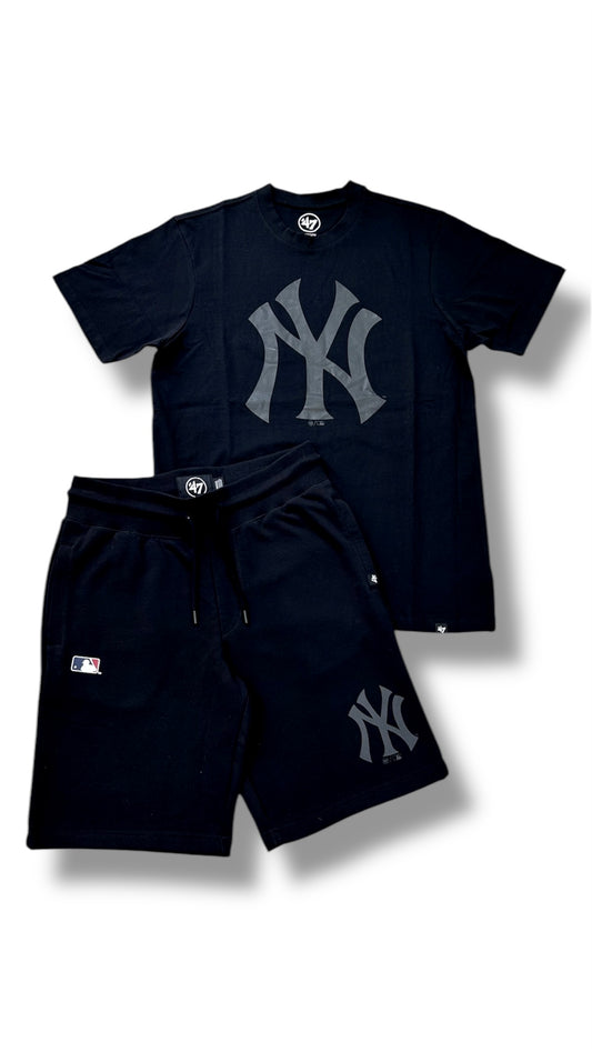 47' COORDINATO NY BIG LOGO TOTAL BLACK