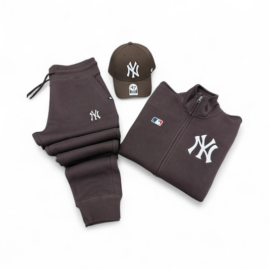 TUTA '47 BRAND BURNSIDE NEW YORK YANKEES BROWN